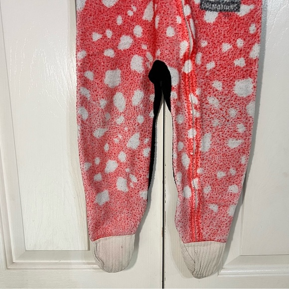 Vintage Dr Denton Disney 101 Dalmatians Fleece Footie Pajamas 4T Black Blue Red - Picture 2 of 7